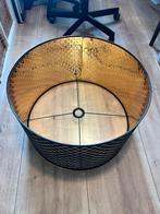 NYMÖ Lampenkap, zwart/messingkleur, IKEA, Ophalen, 25 tot 50 cm, Zwart, Rond