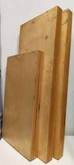 3x houten kisten: beitels- gutsen (snijwerk gereedschapskist, Ophalen of Verzenden, Gebruikt