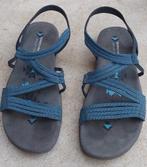 Skechers memory foam dames sandalen maat 41, Skechers, Blauw, Zo goed als nieuw, Sandalen of Muiltjes