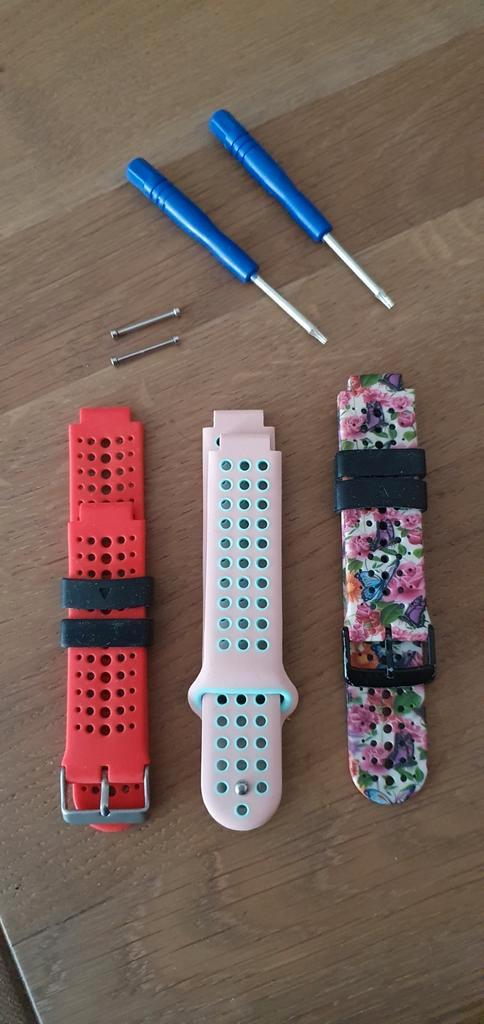 Garmin Forerunner Bandjes - 3 Stuks Nieuw, Sieraden, Tassen en Uiterlijk, Armbanden, Nieuw, Kunststof of Plastic, Rood, Ophalen of Verzenden
