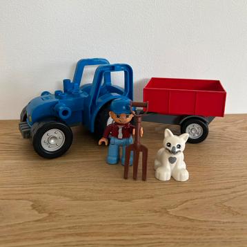 Duplo | Boer met tractor, aanhanger & poes no4 beschikbaar voor biedingen