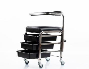 Nieuw Pedicure kruk Restpro Pedicure trolley CH-5005 zwart beschikbaar voor biedingen