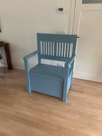 Houten bank met opbergruimte €25,00, Ophalen, Zo goed als nieuw