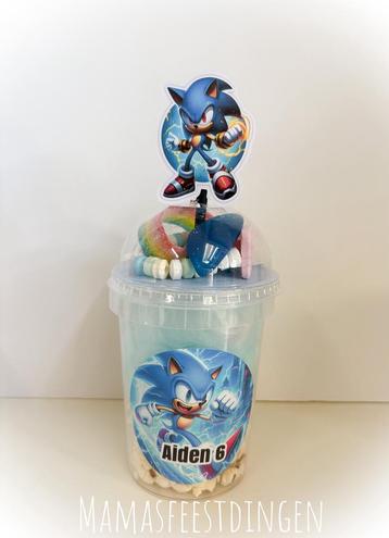 Traktatie suikerspin/popcorn en snoep SONIC beschikbaar voor biedingen