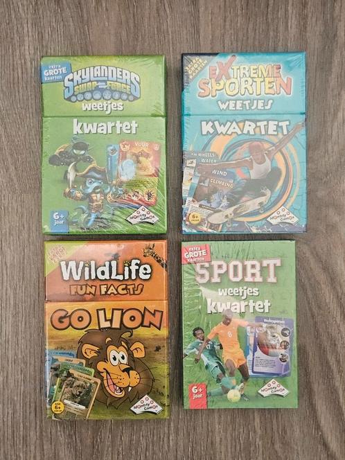 Diverse nieuwe kwartet spellen, Verzamelen, Speelkaarten, Jokers en Kwartetten, Nieuw, Kwartet(ten), Ophalen of Verzenden