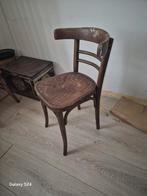 Vintage Houten Stoel - Charmant en Uniek, Ophalen, Gebruikt, Bruin, Vintage