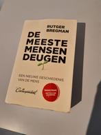 De meeste mensen deugen - Rutger Bregman, Ophalen of Verzenden, Rutger Bregman, Ontwikkelingspsychologie, Zo goed als nieuw