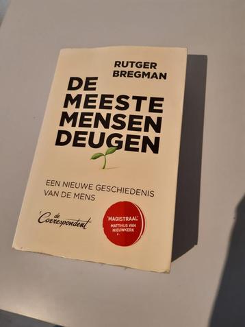 De meeste mensen deugen - Rutger Bregman beschikbaar voor biedingen