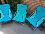 Safarica 3x  Beachparty strandstoel - Aqua / turquoise, Ophalen of Verzenden, Zo goed als nieuw, Campingstoel