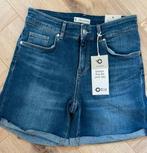 Cup of Joe denim Emma deep blue mid waist short COJ maat S, Kleding | Dames, Spijkerbroeken en Jeans, Ophalen of Verzenden, Nieuw