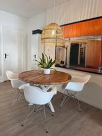 Witte Design kuipstoel (5 stuks), Huis en Inrichting, Ophalen, Kunststof, Wit, Design