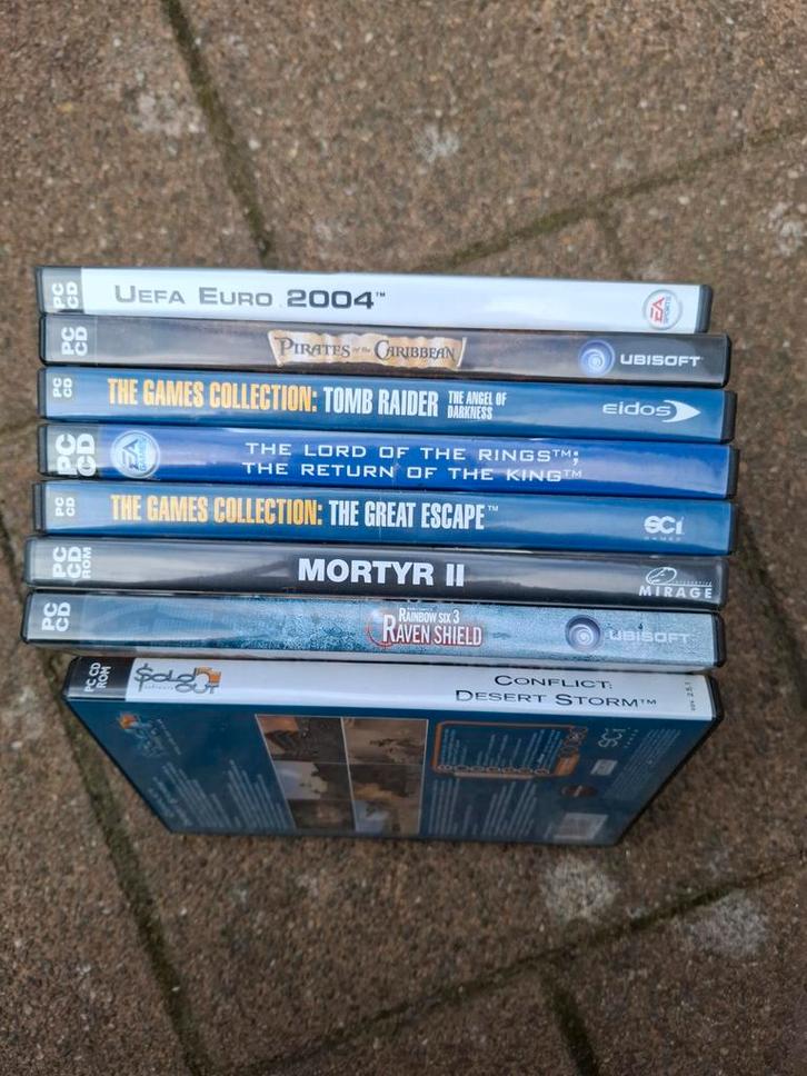 Oude PC Games Collectie, Spelcomputers en Games, Games | Pc, Gebruikt, Avontuur en Actie, 1 speler, Vanaf 12 jaar, Eén computer