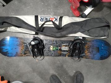 snowboard, Ride berzerker 161 met Drake king bindingen beschikbaar voor biedingen