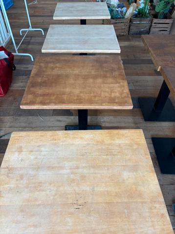 Horecatafels 4x hout beschikbaar voor biedingen