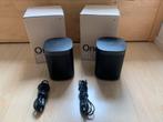 2x Sonos One SL (zwart, in doos)., Front, Rear of Stereo speakers, Sonos, Zo goed als nieuw, 60 tot 120 watt
