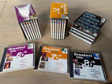  Greatest Hits of the 60's 70's 80's -24 CD's beschikbaar voor biedingen