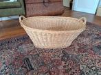 Grote vintage rieten wasmand in uitstekende staat., Ophalen, Mand, Zo goed als nieuw, Riet