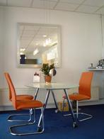 glazen tafel ikea, Huis en Inrichting, Tafels | Eettafels, Ophalen, Gebruikt, 50 tot 100 cm, Vijf personen of meer