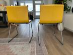 Ikea eetkamerstoelen 4x, Huis en Inrichting, Stoelen, Ophalen, Gebruikt, Leer, Vier
