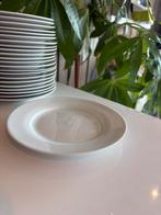 Witte borden porselein, Nieuw, Ophalen of Verzenden, Bord(en), Effen