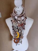 Heel veel kettingen, Ophalen of Verzenden, Zo goed als nieuw, Grijs, Overige materialen