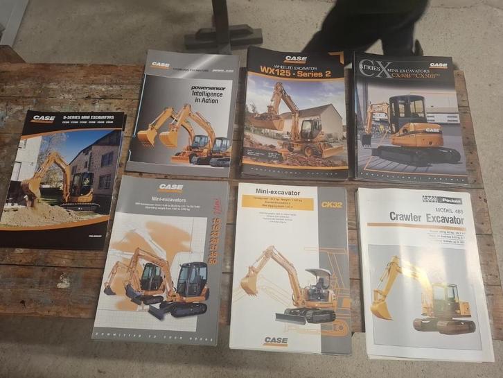 Case- Poclain Folder's, Boeken, Auto's | Folders en Tijdschriften, Nieuw, Overige merken, Ophalen of Verzenden