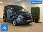 Ford Transit Custom L1H2 Rolstoelbus Automaat, Auto's, Bestelauto's, Automaat, 12 maanden, Stof, Zwart
