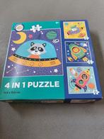 4-in-1 Dieren Puzzels - Prima voor 2e Ronde!, Ophalen of Verzenden, Minder dan 10 stukjes, Gebruikt, 2 tot 4 jaar