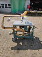 Gjerde 1603 bouwzaag met aanvoer roltafel en afzuiger, Doe-het-zelf en Verbouw, Gereedschap | Zaagmachines, Ophalen, Gjerde, Gebruikt