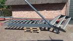 stalen trap met kwart draai onderin, Ophalen of Verzenden, Gebruikt, 2 tot 4 meter