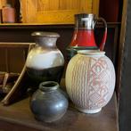 OPRUIMING vintage jaren 60 vaas Sphinx Maastricht Wim Visser, Gebruikt, Overige kleuren, Aardewerk of Porselein, Ophalen of Verzenden
