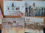 Rien Poortvliet Wintertaferelen 2014, Ophalen of Verzenden, Gestempeld
