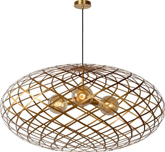 lucide wolfram, Huis en Inrichting, Lampen | Hanglampen, Zo goed als nieuw, 75 cm of meer, Metaal, Ophalen of Verzenden