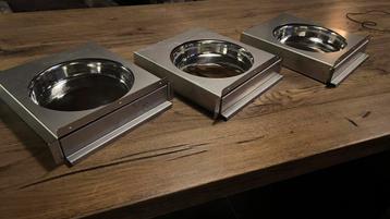3x Badcassette RVS met badschaal 25cm beschikbaar voor biedingen
