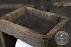 Oud houten toiletrol houder wc hout stoer sober landelijk, Verzenden, Nieuw