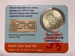 Dutch Coin Card 9.6. zilveren rijksdaalder van Juliana., Postzegels en Munten, Munten | Nederland, Koningin Juliana, Zilver, Ophalen of Verzenden