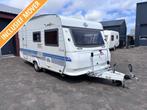 Hobby De Luxe 440 bj.2000, MOVER, VOORTENT en ZAKLUIFEL!!!, Dwarsbed, Kachel, Hobby, Bedrijf