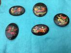 5 Russische lak broches, Ophalen of Verzenden, Zo goed als nieuw