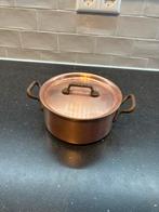 3x Falk Pannen Culinair - Koperen Kookpannen, Kookpan of Snelkookpan, Gebruikt, Inductieplaat, Ophalen of Verzenden