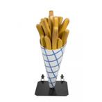 Patatzak Frietzak 140 cm - frietzak verrijdbaar polyester, Ophalen, Reclamebord, HorecaBeelden, Nieuw