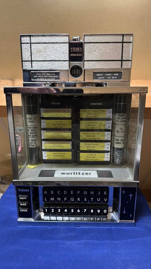 Wuzlitzer wallbox, Verzamelen, Ophalen of Verzenden, Zo goed als nieuw, 1970 tot heden, Overige merken