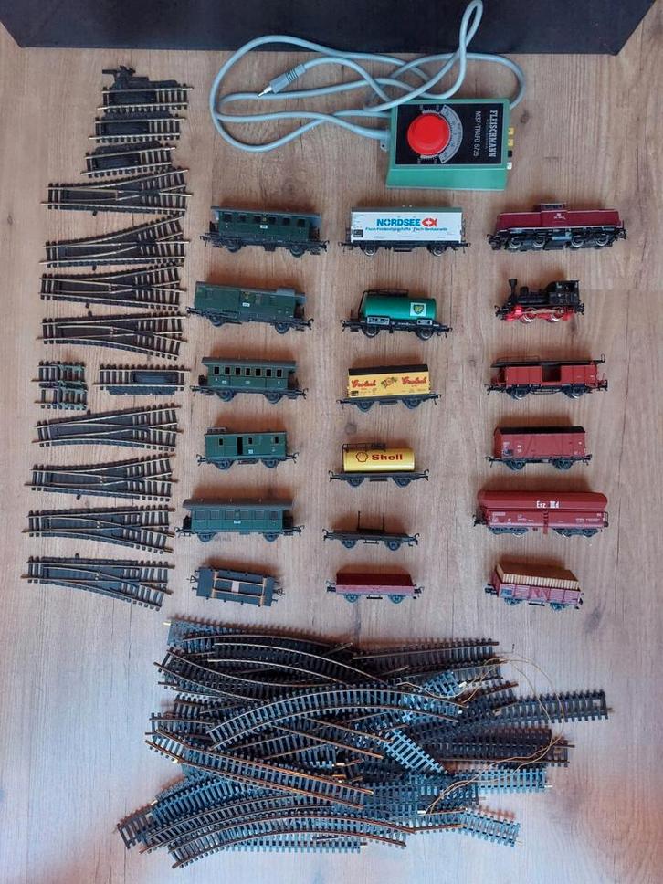 Fleischmann Treinset H0, Hobby en Vrije tijd, Modeltreinen | H0, Gebruikt, Treinset, Gelijkstroom, Fleischmann, Ophalen of Verzenden