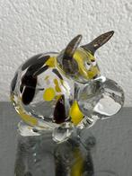 Glazen beeldje van stier, Verzamelen, Ophalen of Verzenden, Nieuw, Dier