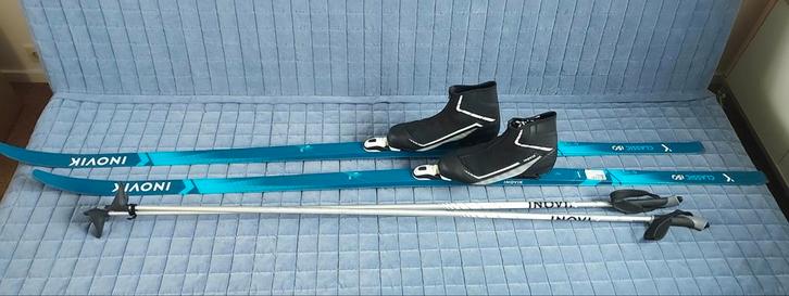 Langlauf skiset z.g.a.n., Sport en Fitness, Skiën en Langlaufen, Zo goed als nieuw, Ski's, Overige merken, 180 cm of meer, Ophalen