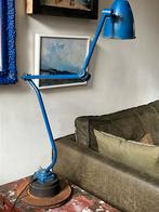 Blauwe Industriële Schaarlamp, Antiek en Kunst, Ophalen of Verzenden