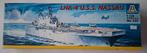 Italeri USS Nassau 1/720 (ex Dragon), Ophalen of Verzenden, Zo goed als nieuw, 1:200 of kleiner, Italeri