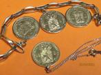 No.805- 4x Gouden Tien Gulden 1876-1879-1911-1912 lees, Koning Willem III, Losse munt, 10 gulden, Goud