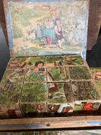 Antieke blokken puzzel ,  begin 1900, Antiek en Kunst, Ophalen of Verzenden