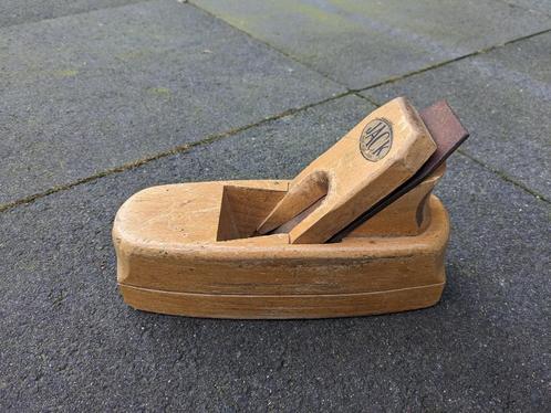 Oude houten blokschaaf merk Jack 20 cm  + gratis verstekbak, Antiek en Kunst, Antiek | Gereedschap en Instrumenten, Ophalen of Verzenden