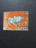 Nederland 2021 beleef de natuur parnassia, Postzegels en Munten, Postzegels | Nederland, Na 1940, Ophalen of Verzenden, Gestempeld